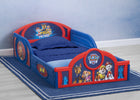 Delta Children PAW Patrol (1121) Plastic Sleep and Play Toddler Bed, Hangtag View 1-PAW Patrol Plastic Sleep and Play Toddler Bed