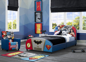 Delta Children Justice League (1215) Soft Area Rug with Non-Slip Backing (TR80057JL) 0-Justice League Area Rug