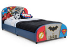 DCB: Justice League (1215) 3-DC Comics Justice League Upholstered Twin Bed