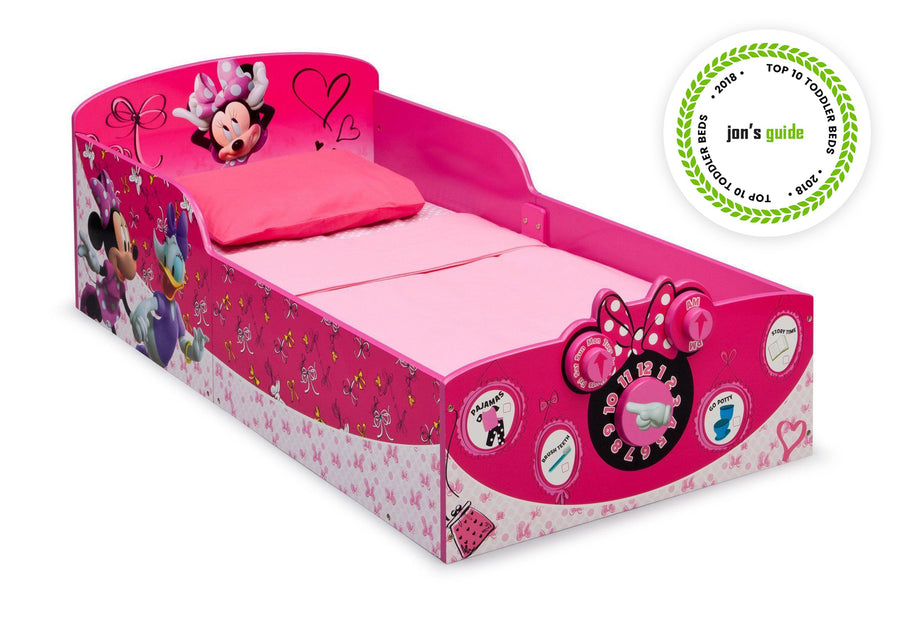 Style 1 (1061) Minnie Fashion (1061) 2-Minnie Mouse Interactive Wood Toddler Bed