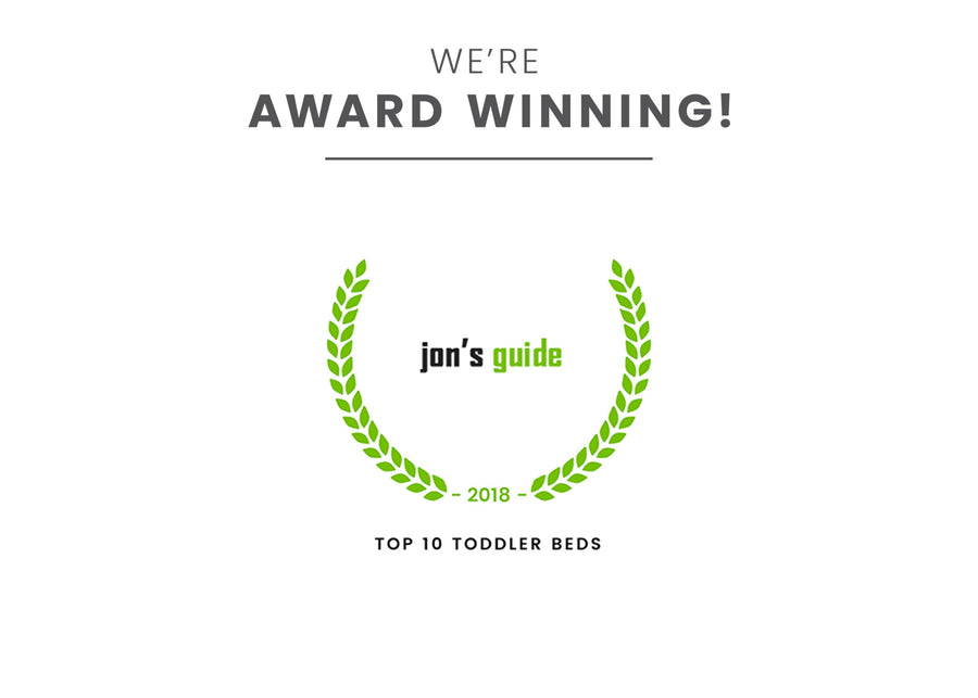 Award badge for Top 10 Toddler Beds Style 1 1061 Minnie Fashion 1061 7-Minnie Mouse Interactive Wood Toddler Bed