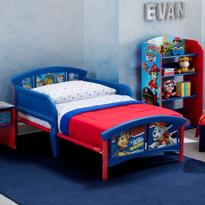 Delta Children PAW Patrol Paw Patrol (1121) Plastic Toddler Bed 2-PAW Patrol Plastic Toddler Bed
