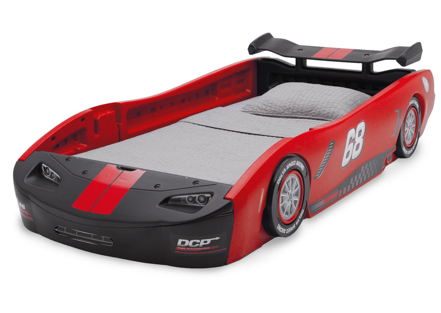 Red (620) 27-Turbo Race Car Twin Bed