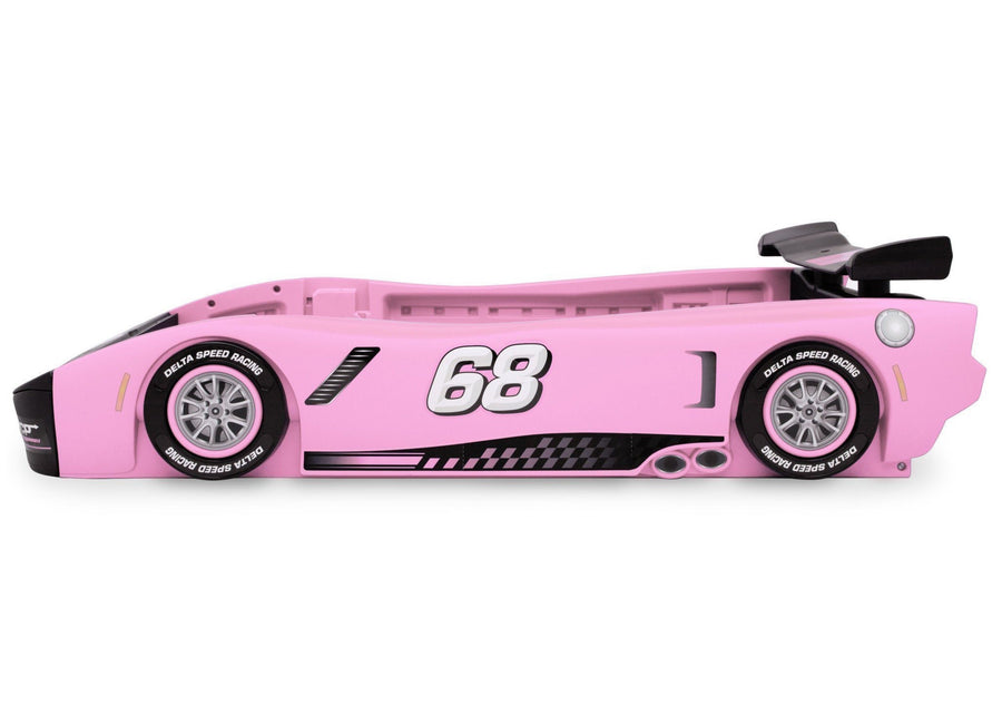 Pink (PIN) 13-Turbo Race Car Twin Bed