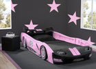 Pink (PIN) 10-Turbo Race Car Twin Bed