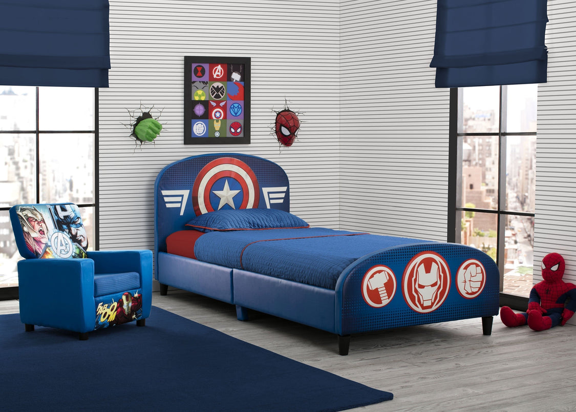 Delta Children Avengers Upholstered Twin Bed Avengers (1160)