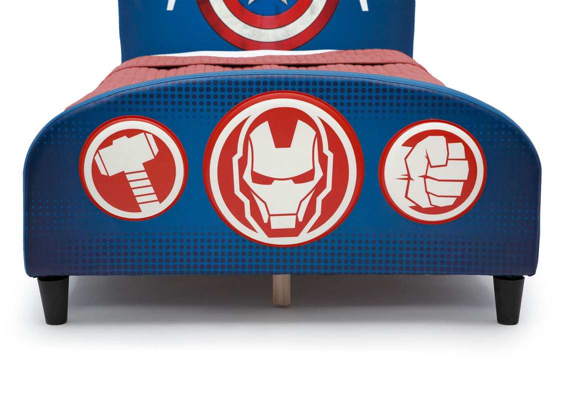 Delta Children Avengers Upholstered Twin Bed Avengers (1160), Footboard
