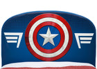 Delta Children Avengers Upholstered Twin Bed Avengers (1160), Headboard 6-Avengers Upholstered Twin Bed