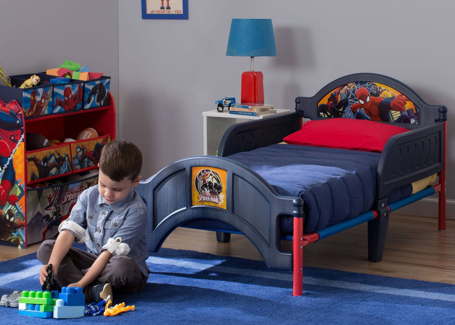 Spider-Man (1163) 1-Spider-Man Plastic Toddler Bed