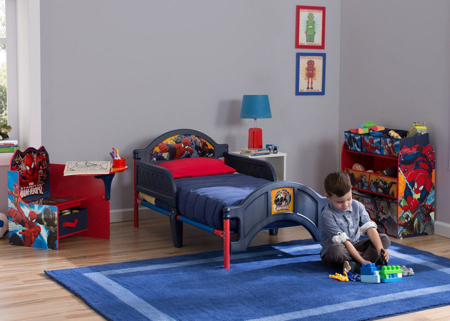 Spider-Man (1163) 2-Spider-Man Plastic Toddler Bed
