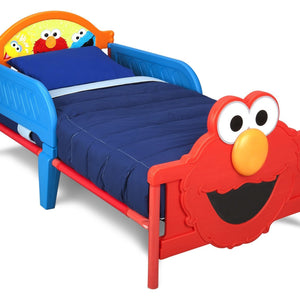 Delta Children Elmo Plastic 3D Toddler Bed - bundle 11-Elmo Plastic 3D Toddler Bed - bundle