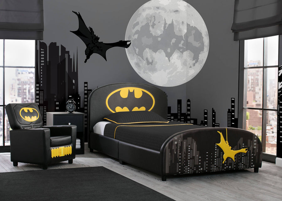 Delta Children Batman Upholstered Twin Bed Batman (1200) 3-Batman Upholstered Twin Bed