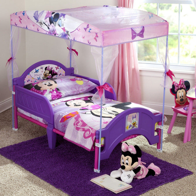 Minnie Mouse 1058 7-Minnie Mouse Toddler Canopy Bed
