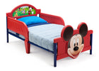 Mickey Mouse (1051) BB87187MM-1051 2-Mickey Mouse Plastic 3D Toddler Bed