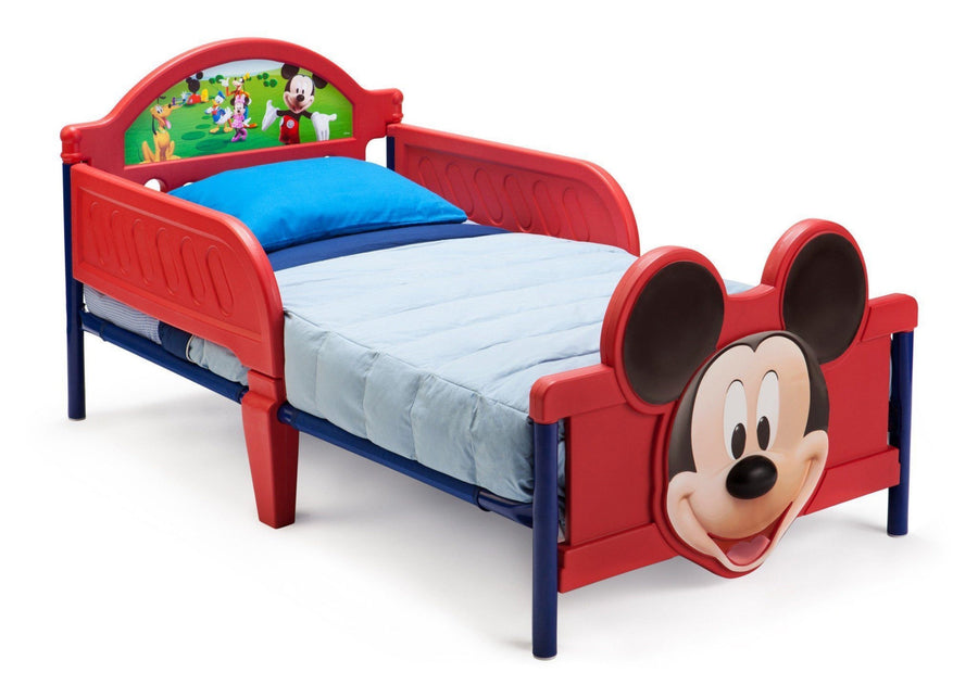 Mickey Mouse (1051) BB87187MM-1051 2-Mickey Mouse Plastic 3D Toddler Bed