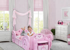 Princess (1031) 2-Princess Carriage Convertible Toddler-to-Twin Bed