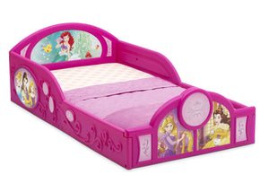 Princess Deluxe Toddler Bed with Attached Guardrails Disney Princess (1034) 2
