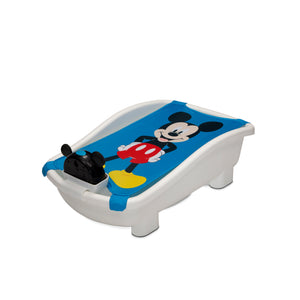 Mickey (5001) 5-Disney Mickey Mouse My First Bubble Bath – 3-in-1 Newborn to Toddler Bathtub with Sling and Bubble Blower