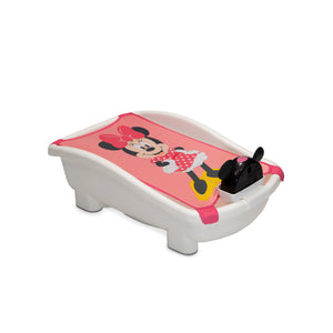 Minnie (5002) 4-Disney Minnie Mouse My First Bubble Bath – 3-in-1 Newborn to Toddler Bathtub with Sling and Bubble Blower