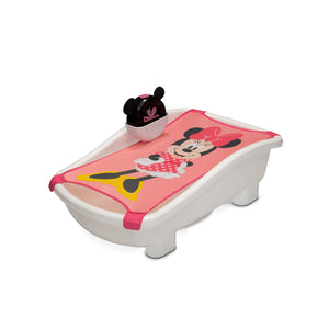 Minnie (5002) 3-Disney Minnie Mouse My First Bubble Bath – 3-in-1 Newborn to Toddler Bathtub with Sling and Bubble Blower