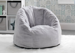 Toddler Snuggle Chair Grey Suede (5000) 13