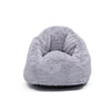 DCB: Grey Suede (5000) 29-Cozee Fluffy Chair, Toddler Size (For Kids Up to 6 Years Old)