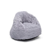 Grey Suede (5000) 5-Cozee Fluffy Chair, Toddler Size (For Kids Up to 6 Years Old)