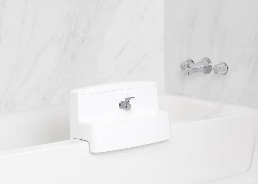 MySize 3-in-1 Convertible Sink, Step Stool and Bath Toy for Kids White and Turquoise (5052) 3-MySize 3-in-1 Convertible Sink, Step Stool and Bath Toy for Kids