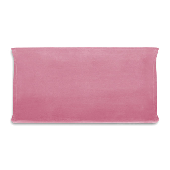 Pink (210C) 6-Personalized Contoured Changing Pad with Plush Cover