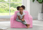 Pink Sherpa (5032) 7-Personalized Cozee Flip-Out Sherpa 2-in-1 Convertible Chair to Lounger for Kids