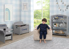 Grey (026) 3-Personalized 3-Shelf Wood Bookshelf