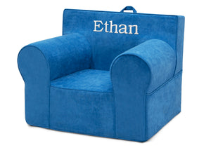 Blue (1220) 27-Personalized XL Cozee Foam Chair for Kids - Our Largest Chair
