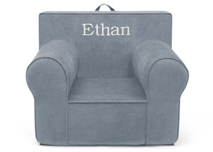 Denim Blue (1436) 8-Personalized XL Cozee Foam Chair for Kids - Our Largest Chair