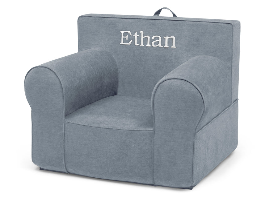 Denim Blue (1436) 35-Personalized XL Cozee Foam Chair for Kids - Our Largest Chair