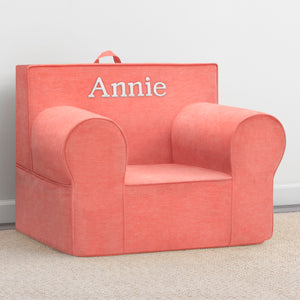 Pink (5007) 104-Personalized XL Cozee Foam Chair for Kids - Our Largest Chair