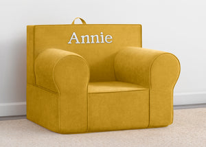 Yellow (5008) 6-Personalized XL Cozee Foam Chair for Kids - Our Largest Chair