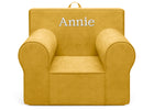 Yellow (5008) 44-Personalized XL Cozee Foam Chair for Kids - Our Largest Chair