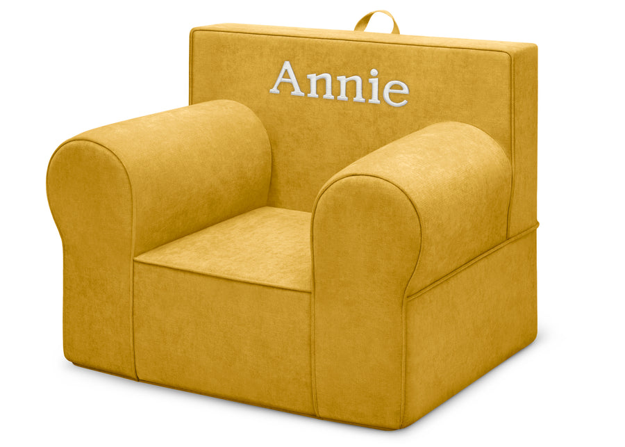 Yellow (5008) 49-Personalized XL Cozee Foam Chair for Kids - Our Largest Chair