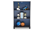 Delta Children Batman (1200) Batman Deluxe 3-Shelf Bookcase (FL86731BT), Front Silo, a3a 3-Batman Deluxe 3-Shelf Bookcase
