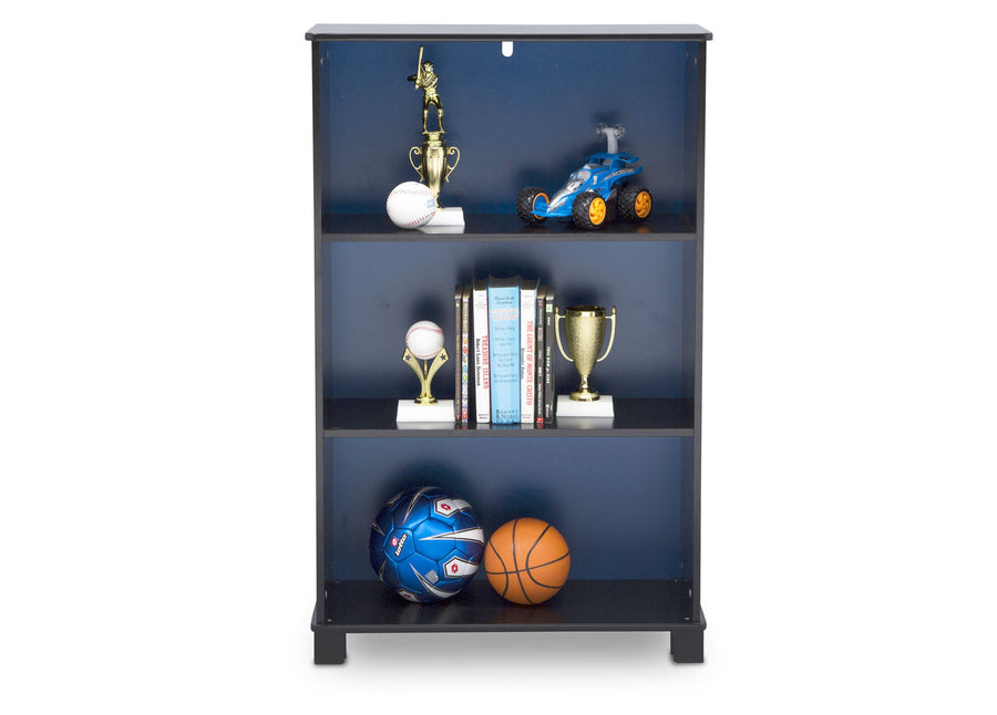 Delta Children Batman (1200) Batman Deluxe 3-Shelf Bookcase (FL86731BT), Front Silo, a3a 3-Batman Deluxe 3-Shelf Bookcase