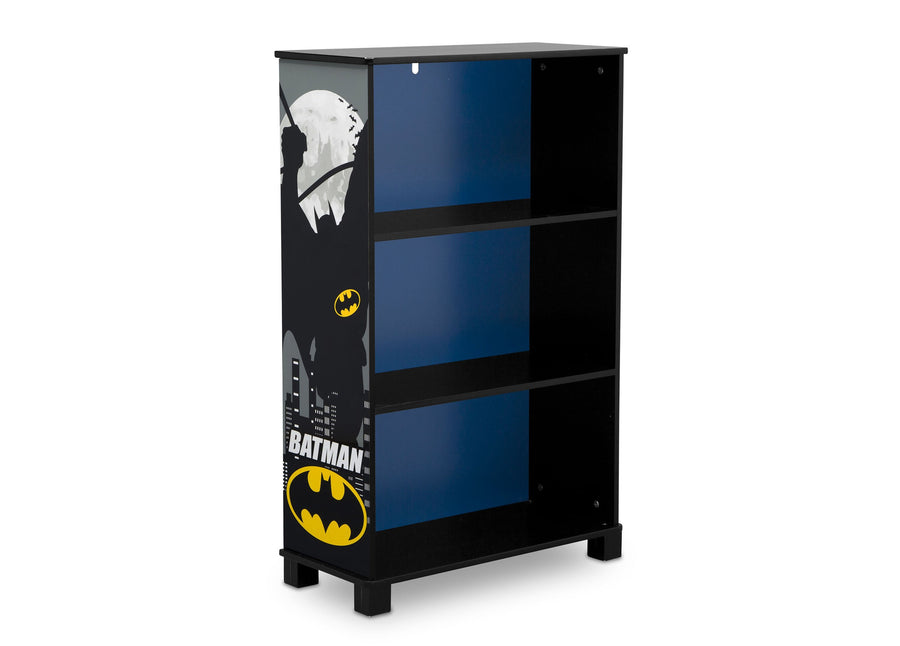 Delta Children Batman (1200) Batman Deluxe 3-Shelf Bookcase (FL86731BT), Side Silo, a2a 2-Batman Deluxe 3-Shelf Bookcase