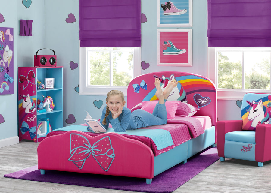 JoJo Siwa (1126) FL86759JS-1126 $54.99 Jojo Siwa (1126) 2-Rainbow & Unicorn Deluxe 3-Shelf Bookcase