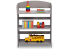 Delta Children Grey (026) MySize Bookshelf, Front Detail, a5a 9-MySize Bookshelf