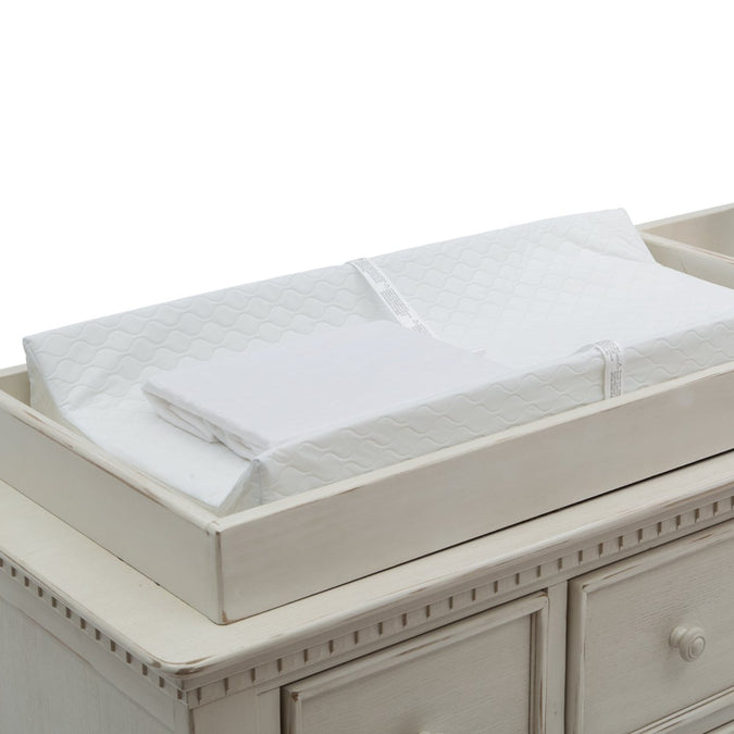 No Color (NO) 6-ComforPedic from Beautyrest® Contoured Changing Pad with Plush Cover