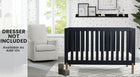 Hendrix 4-in-1 Nursery Set Midnight Grey 1-Hendrix Collection