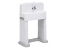 White and Grey (5052) 4-PerfectSize 3-in-1 Convertible Sink, Step Stool and Bath Toy for Kids