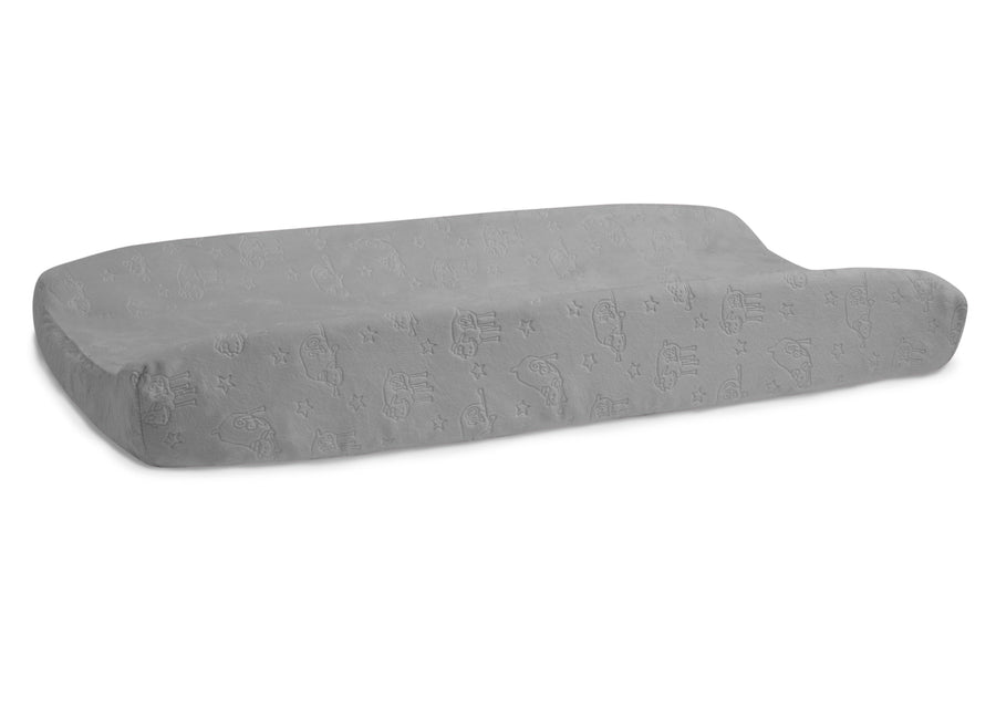 DCB: Grey (5057) 3-Perfect Sleeper Contoured Changing Pad with Plush Cover