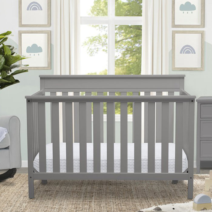 Delta Children Grey (026) Kingswood 4-in-1 Convertible Baby Crib 1-Kingswood 4-in-1 Convertible Baby Crib
