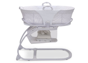 2-in-1 Moses Basket Bedside Bassinet Sleeper White (100) 4