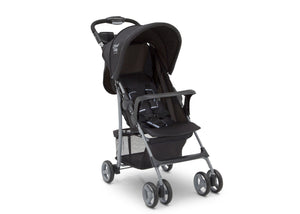 Little Folks Black (001) Classic Tour Stroller by Delta Children, Right Silo View 8-Classic Tour Stroller